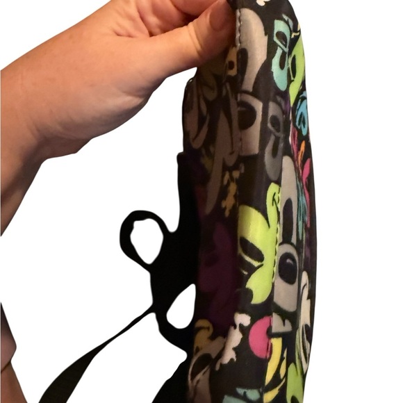 Disney Parks Mickey Mouse Multicolor Nylon Crossbody Handbag  - 6.25" x 8.5" - Picture 9 of 14